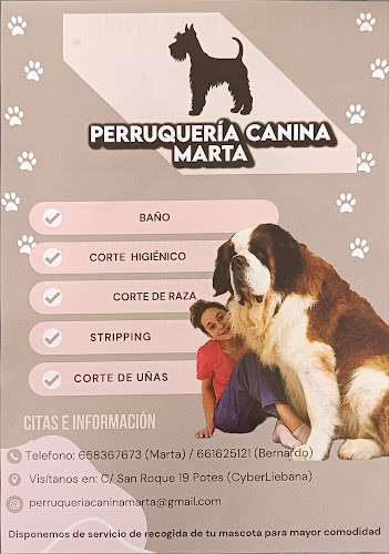 Negocio Perruquería Canina Marta